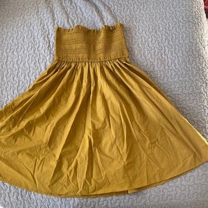 JCrew skirt or tube dress with elasticized smocking M